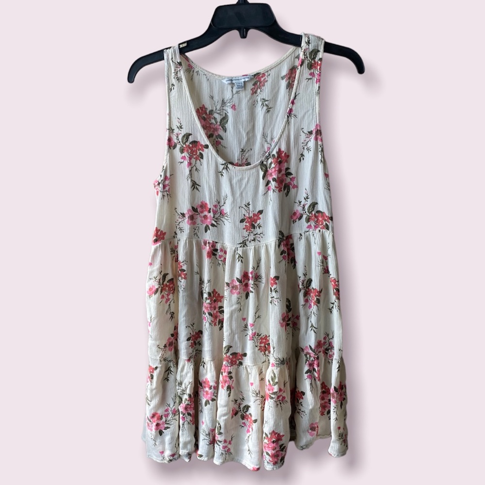 American Eagle Outfitters floral tank size M